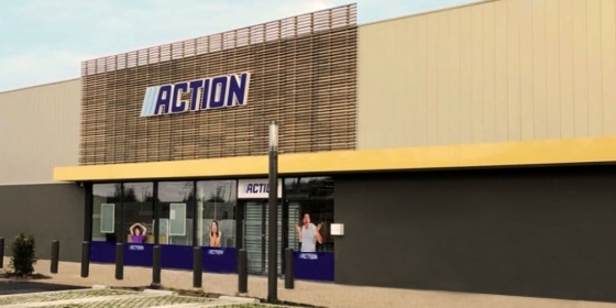 LIVRAISON DU MAGASIN ACTION SUR LE SITE COMMERCIAL D’ÉPAVILLE